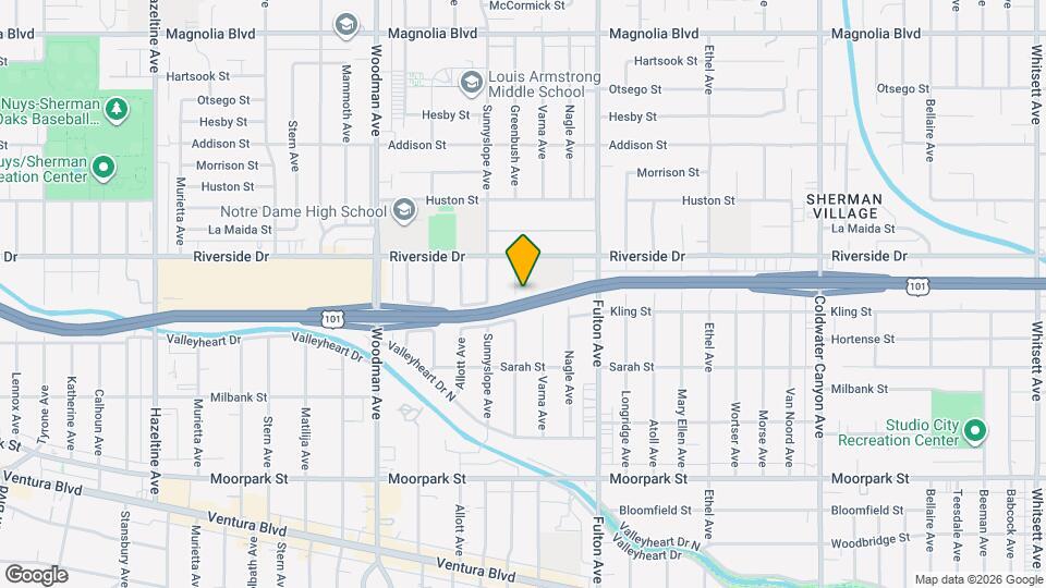 4722 Greenbush Ave Map and Location Details