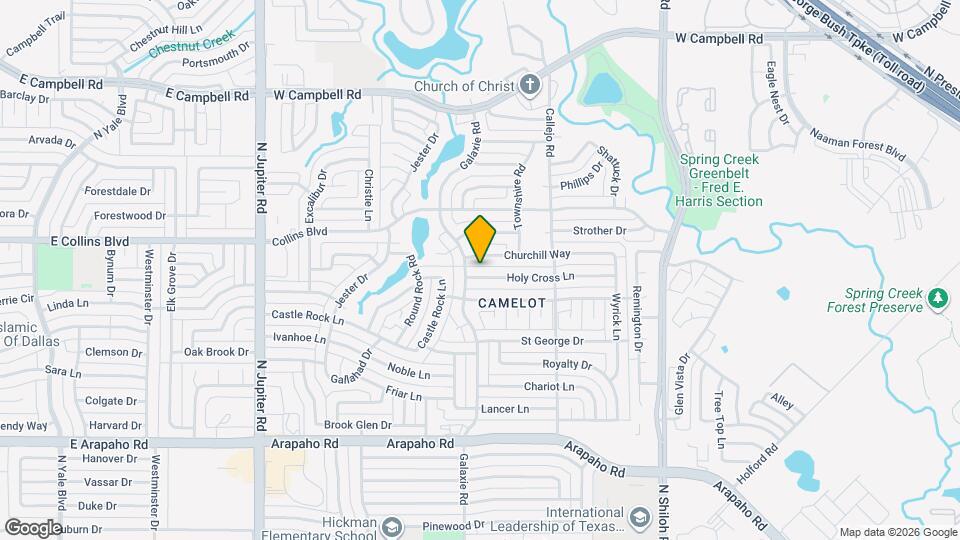2925 Holy Cross Ln Map and Location Details