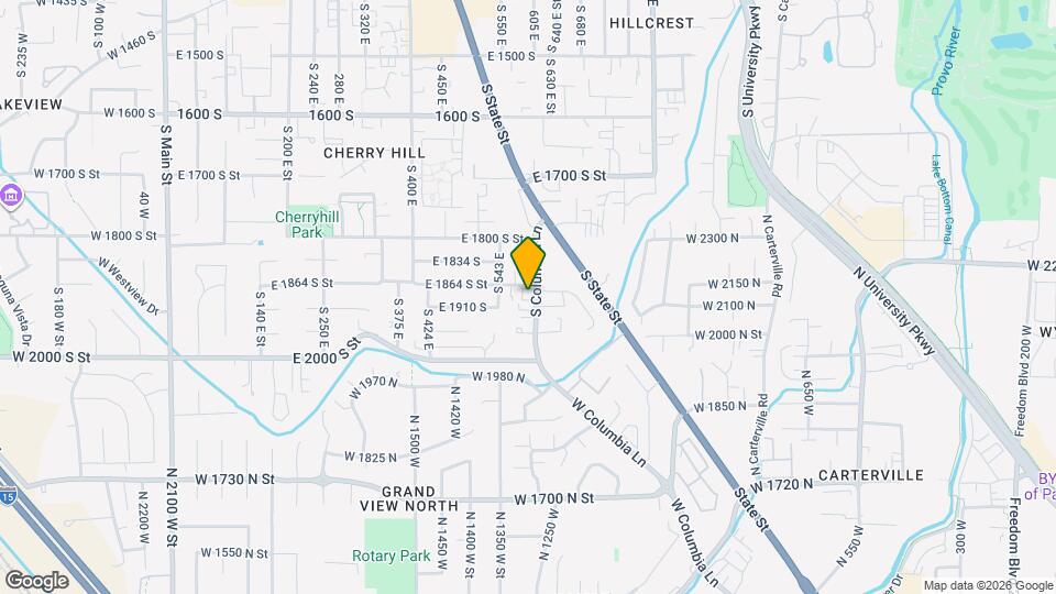 1882 S Columbia Ln, Unit Unit 1 Map and Location Details