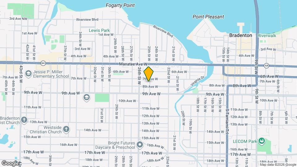 710 25th St W Map and Location Details