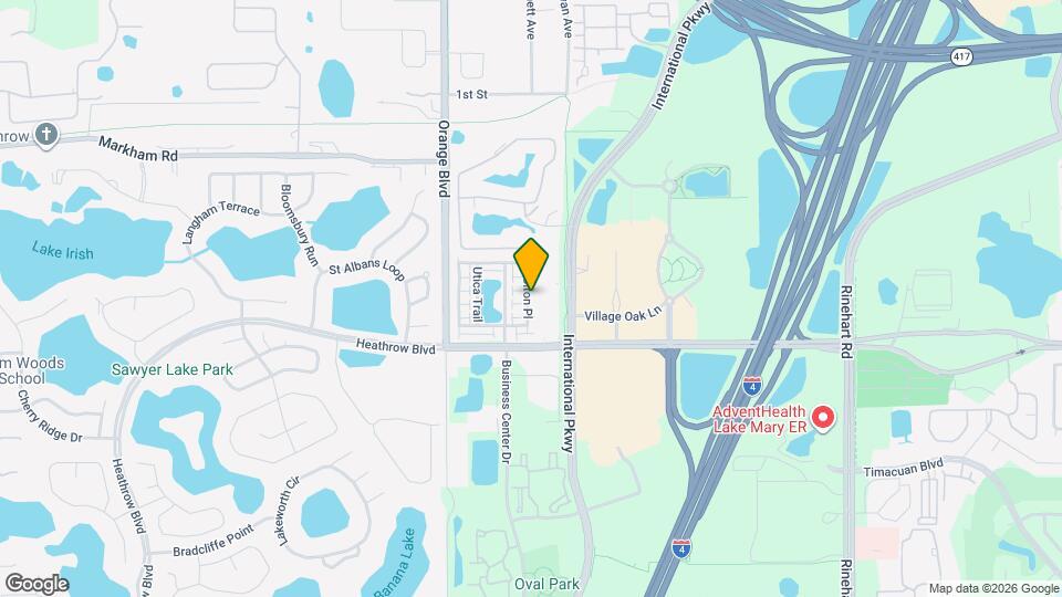 1191 Bolton Pl Map and Location Details