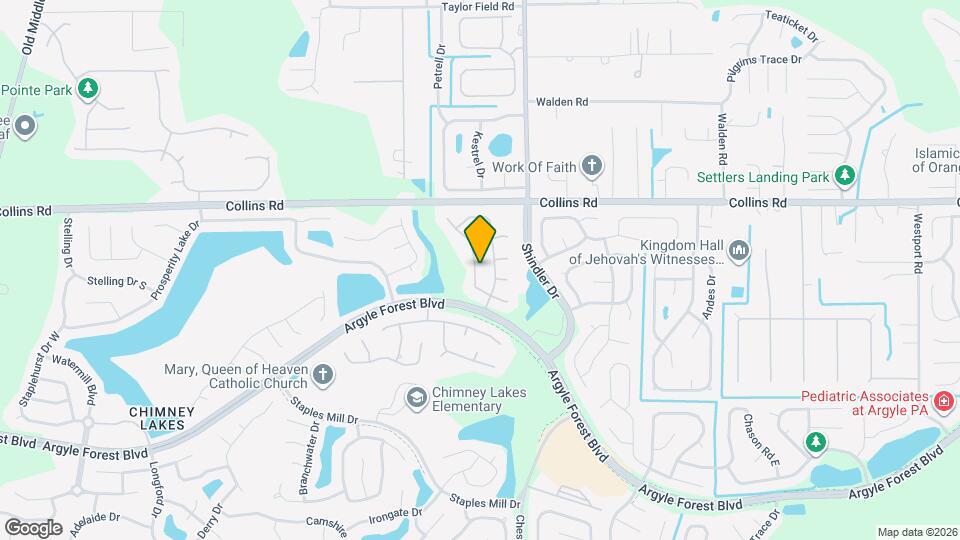 8137 Leafcrest Dr Map and Location Details