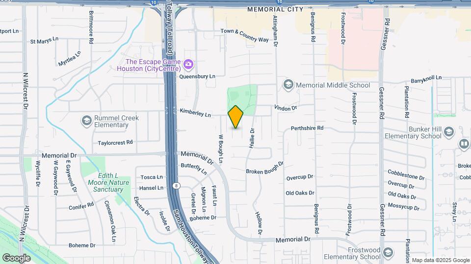 614 Bendwood Dr Map and Location Details