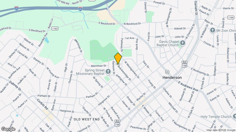 625 Breckenridge St Map and Location Details