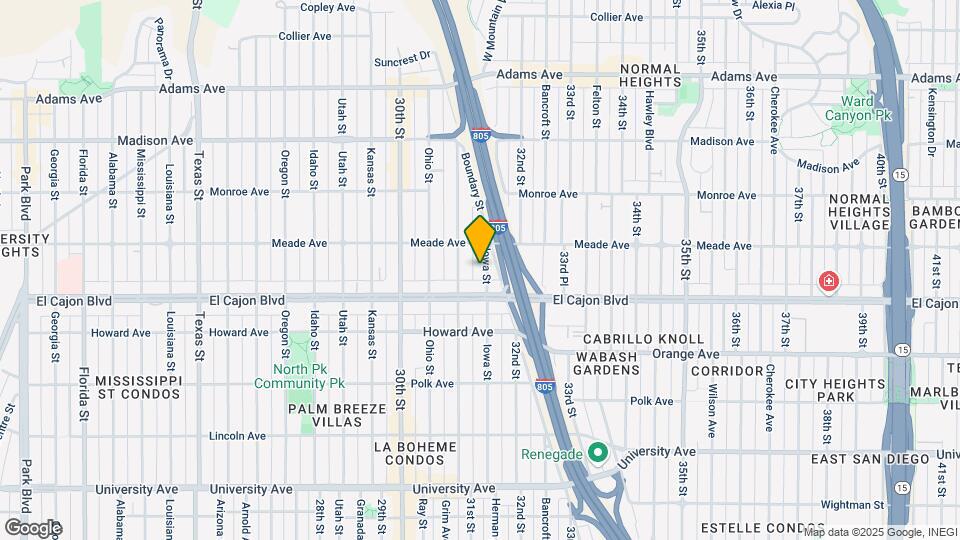 4342 Iowa St Mapa y Detalles de la Ubicación