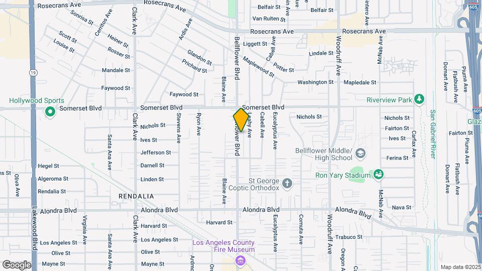15306 Bellflower Blvd Map and Location Details