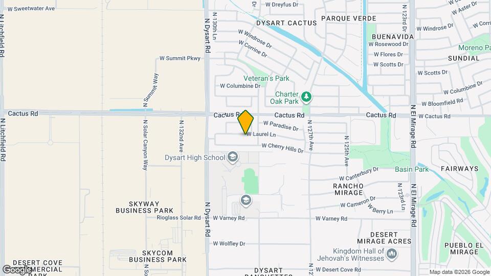 12925 W Laurel Ln Mapa y Detalles de la Ubicación