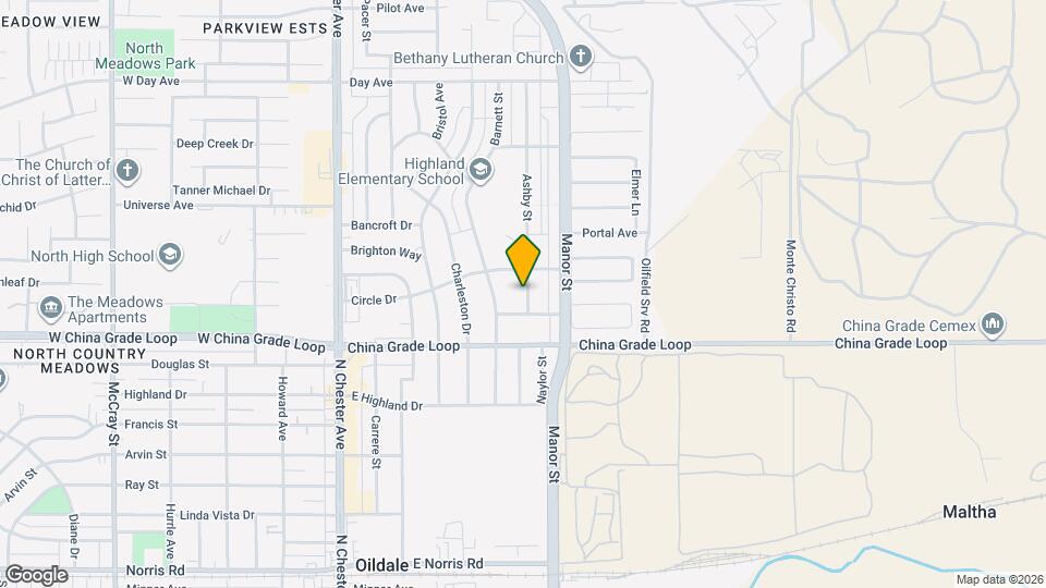 2413 Ashby St Map and Location Details