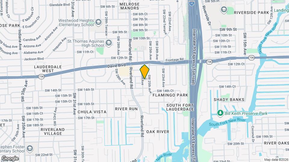 1354 SW 26th Ave Mapa y Detalles de la Ubicación
