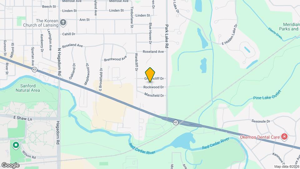 2664 Rockwood Dr Map and Location Details