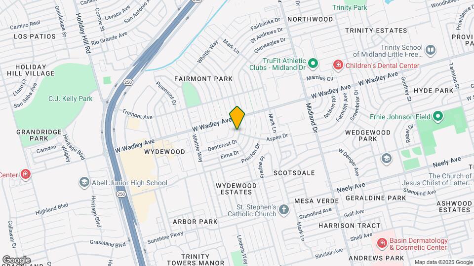 3103 Dentcrest Dr Map and Location Details