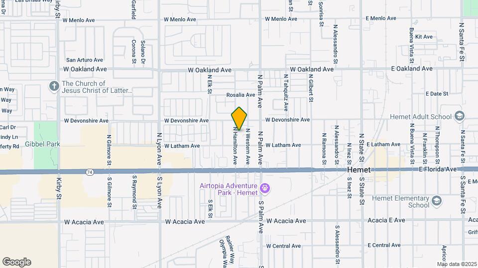 232 N Hamilton Ave Map and Location Details