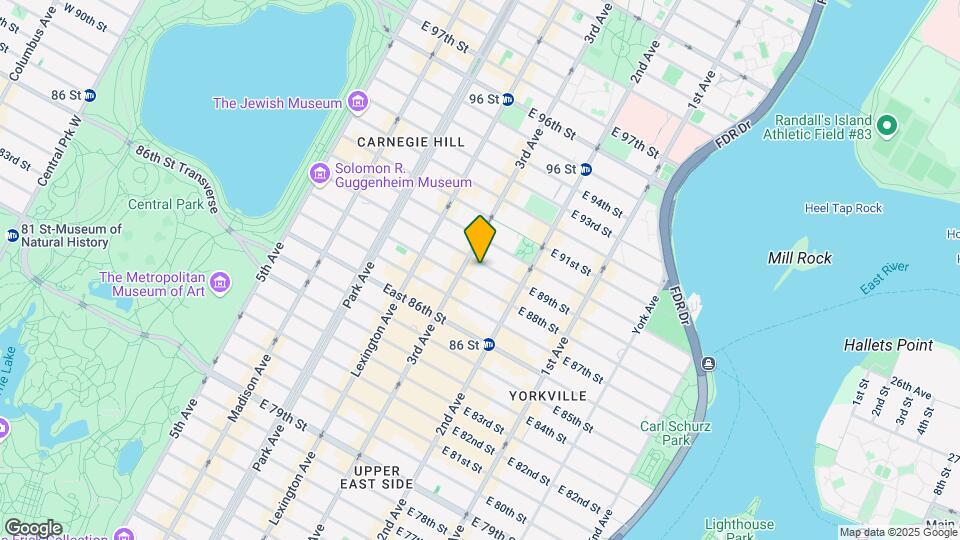 212-234 E 89th St Map and Location Details