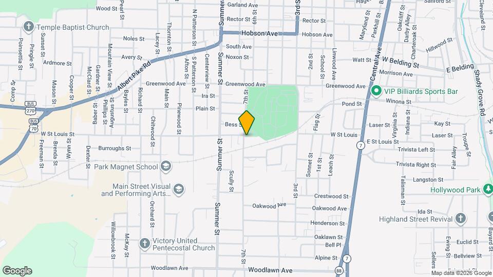 871 W St Louis St Map and Location Details