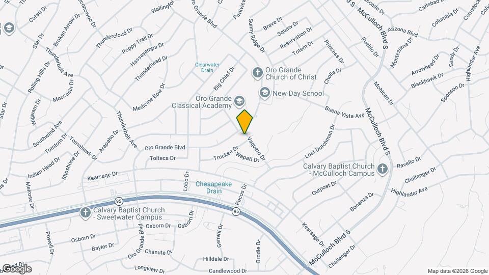 1291 Vaquero Dr Map and Location Details