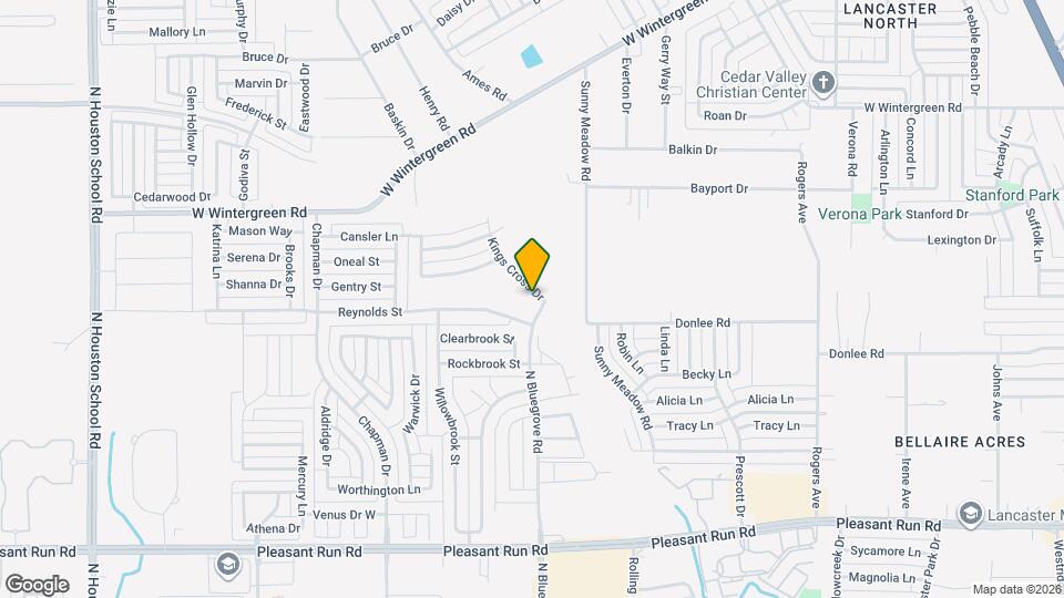 1807 Kings Cross Dr Mapa y Detalles de la Ubicación