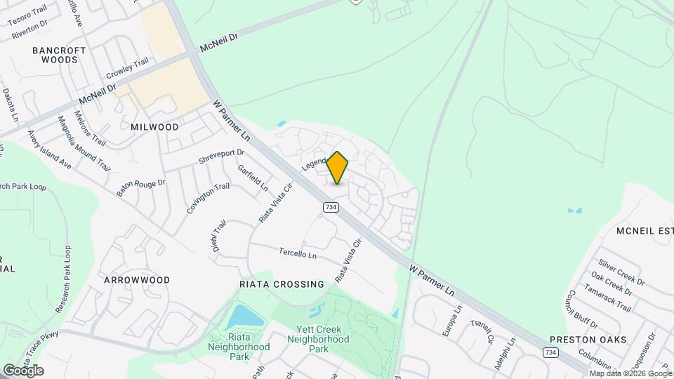 5400 W Parmer Ln, Unit 0829 Mapa y Detalles de la Ubicación