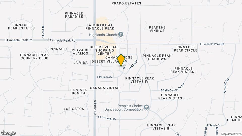 23001 N 90th Way Map and Location Details