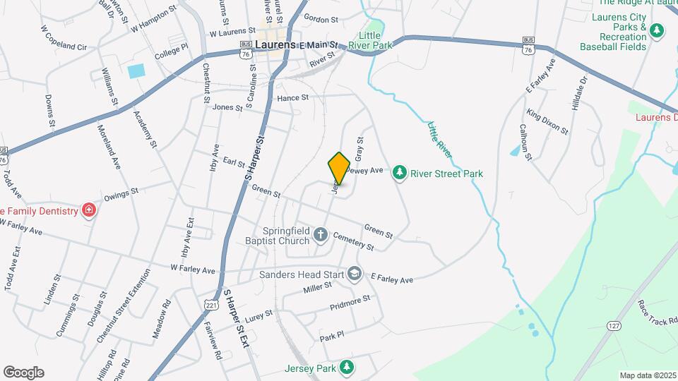 301 Jersey St Map and Location Details