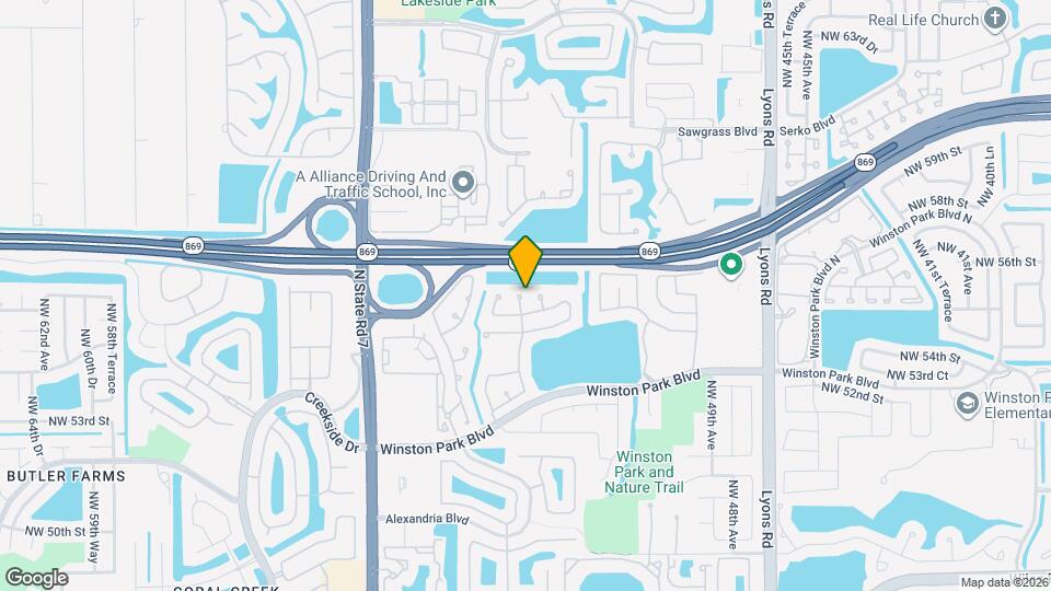 5542 NW 53rd Cir Map and Location Details