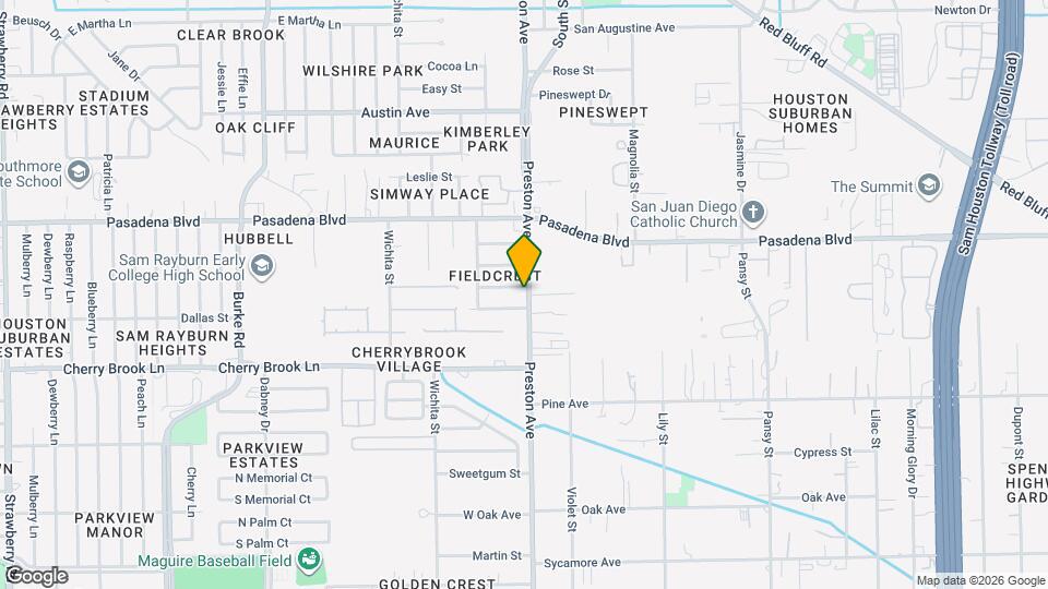 2738 Yale St Map and Location Details