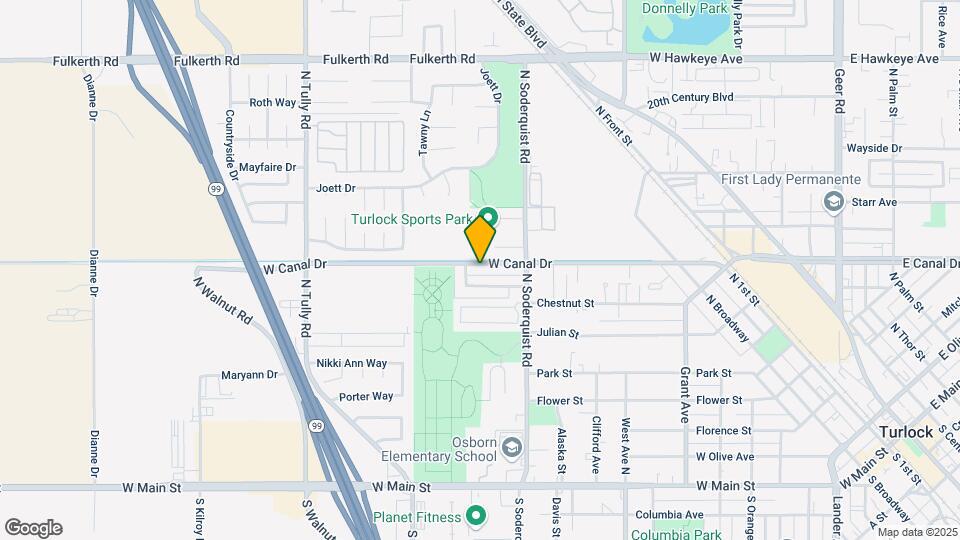 1400 W Canal Dr Map and Location Details