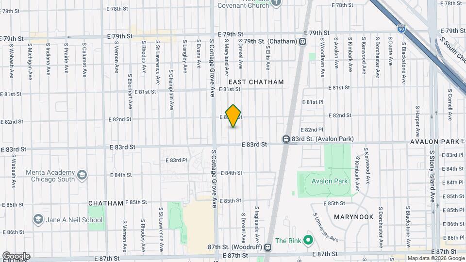 8227 S Maryland Ave Map and Location Details