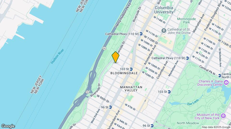 305 Riverside Dr Mapa y Detalles de la Ubicación