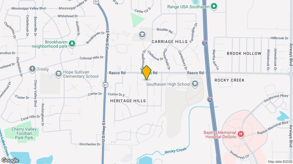 1144 Richland Dr Map and Location Details