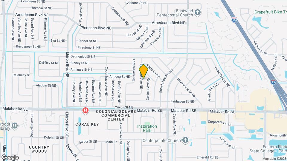 249 Bordeaux Ave NE Mapa y Detalles de la Ubicación