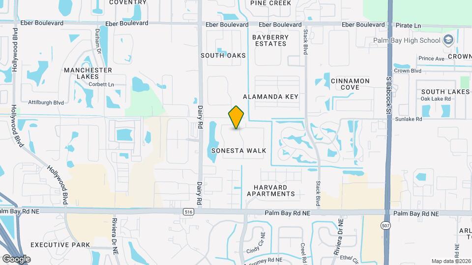 4530 Radiant Way Map and Location Details