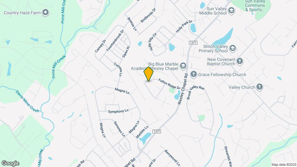 5607 Fulton Ridge Dr Map and Location Details