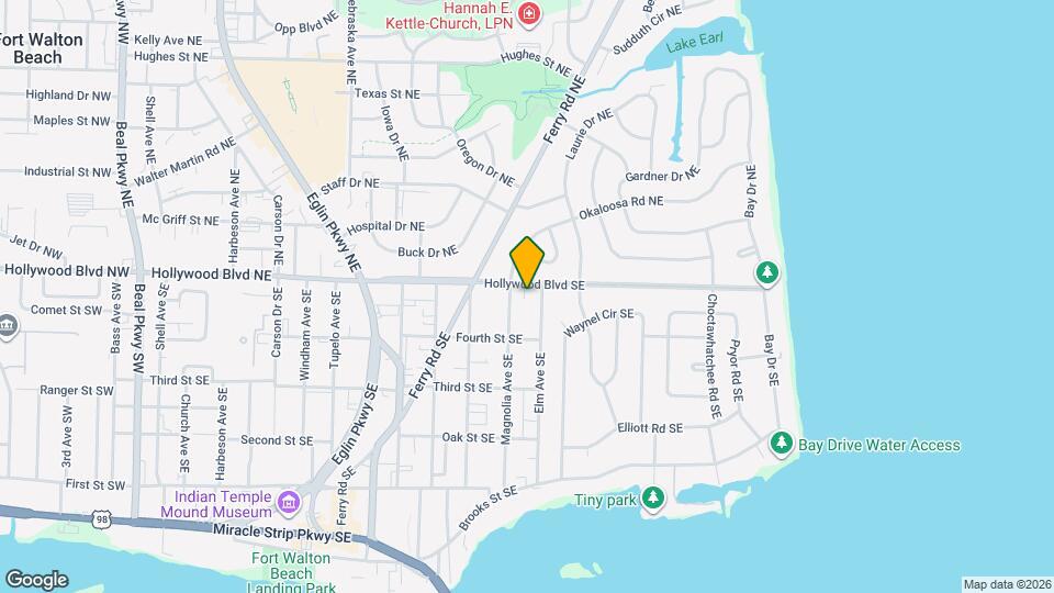 244 Hollywood Blvd SE, Unit B Map and Location Details
