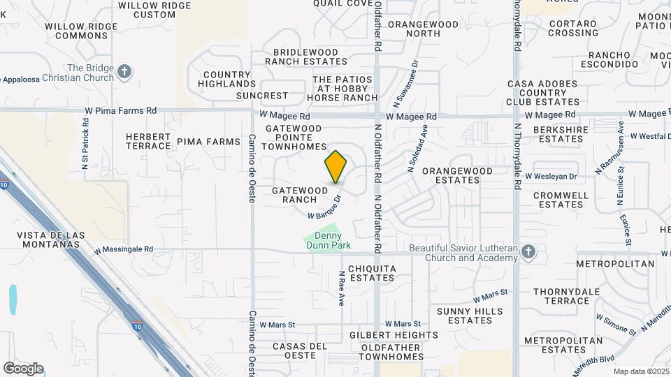 4311 W Sungate Pl Mapa y Detalles de la Ubicación