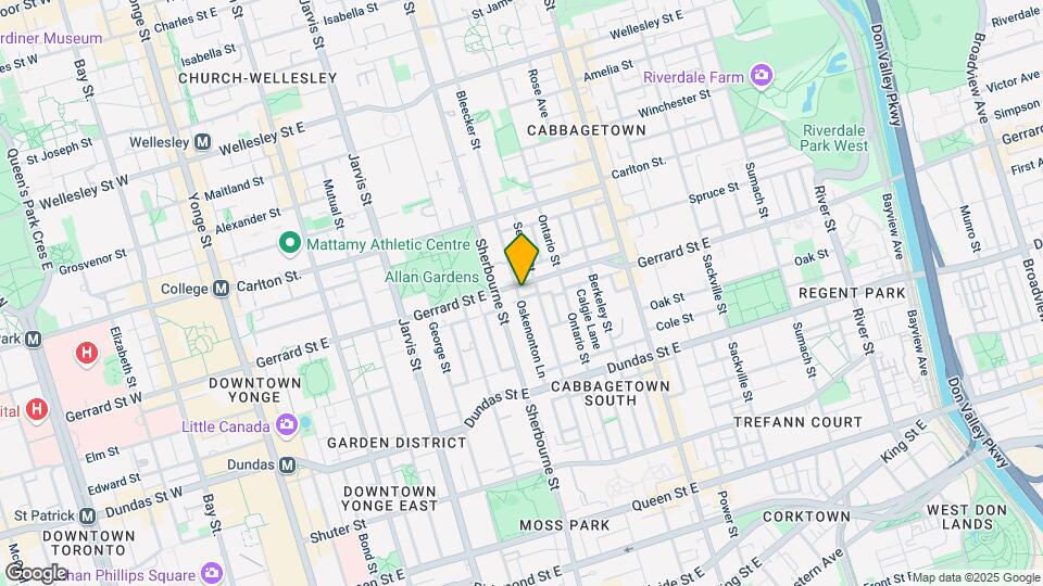 205-207 Gerrard St E Map and Location Details