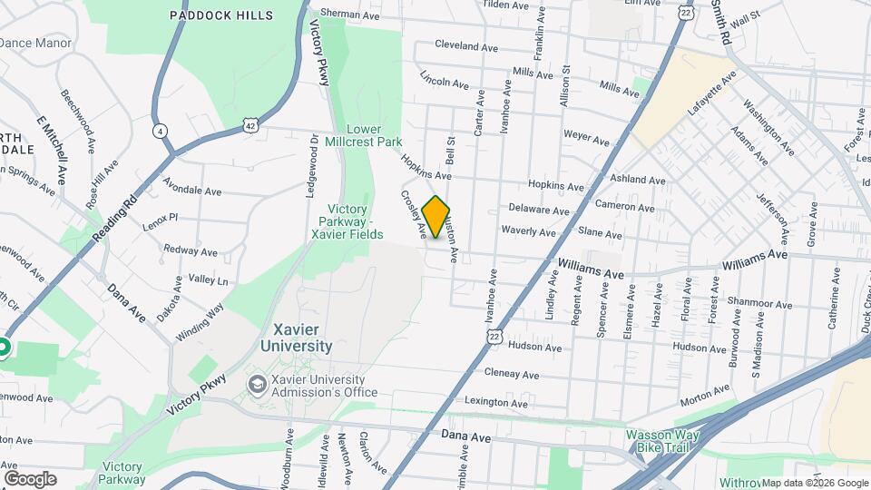 1762 Williams Ave Map and Location Details
