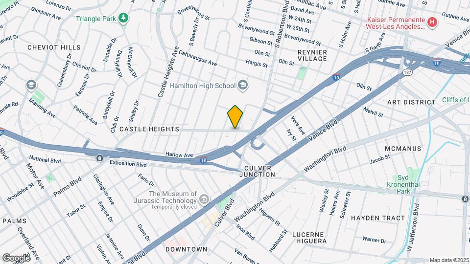 9240 National Blvd Map and Location Details