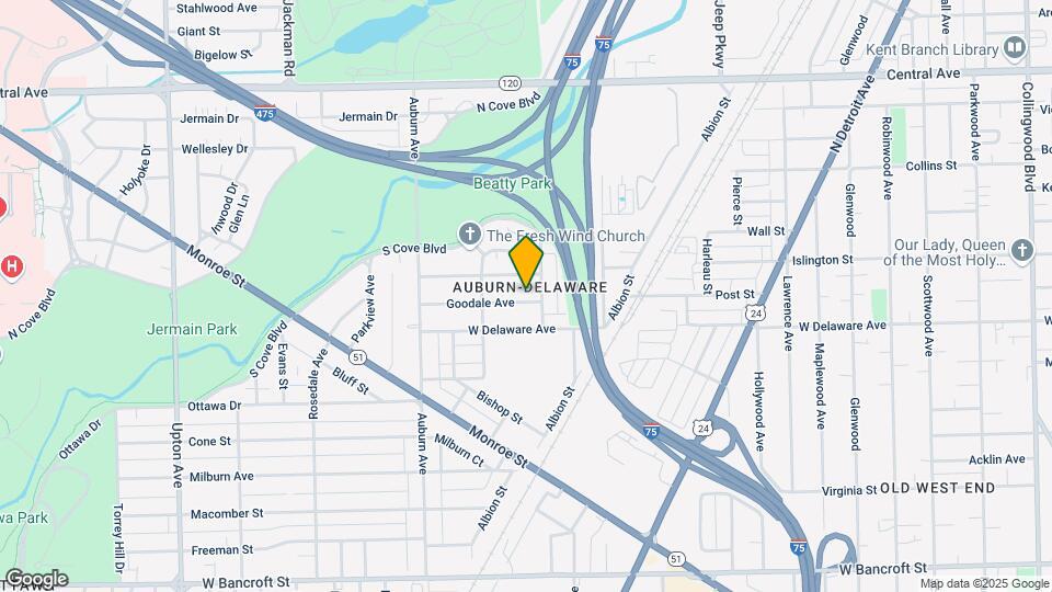 1316 Goodale Ave Map and Location Details