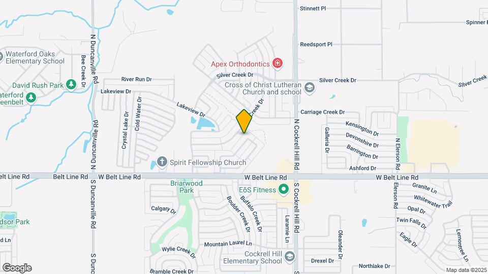 1403 Lost Creek Dr Map and Location Details