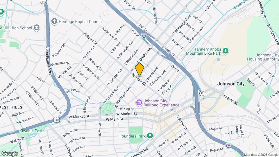 608 N Roan St, Unit 7B Mapa y Detalles de la Ubicación