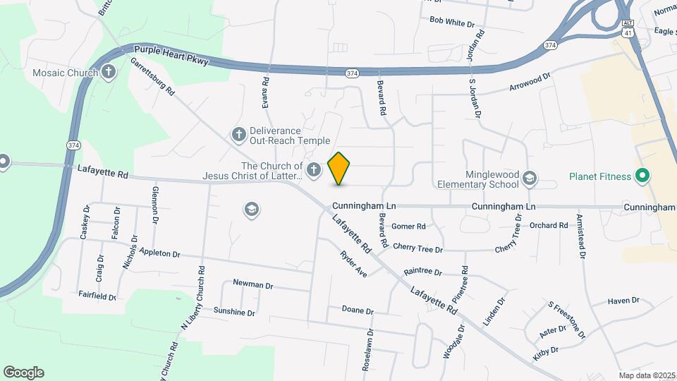 414 Manorstone Ln Map and Location Details