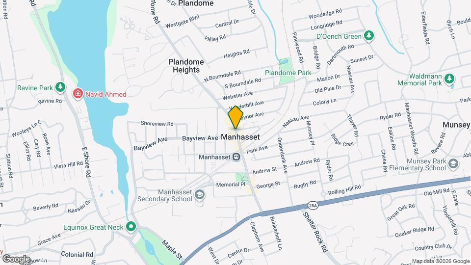 409 Plandome Rd Map and Location Details