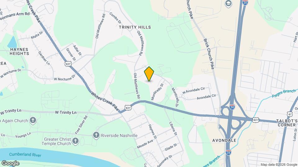 2316 Woodridge Dr Map and Location Details