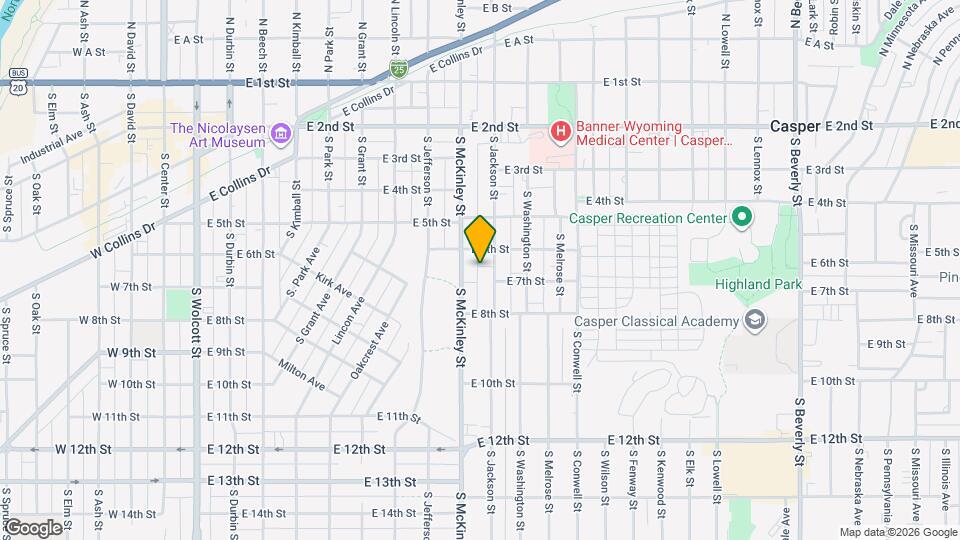 636 S Jackson St Mapa y Detalles de la Ubicación