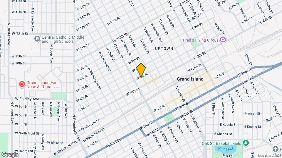 422 N Cleburn St Map and Location Details
