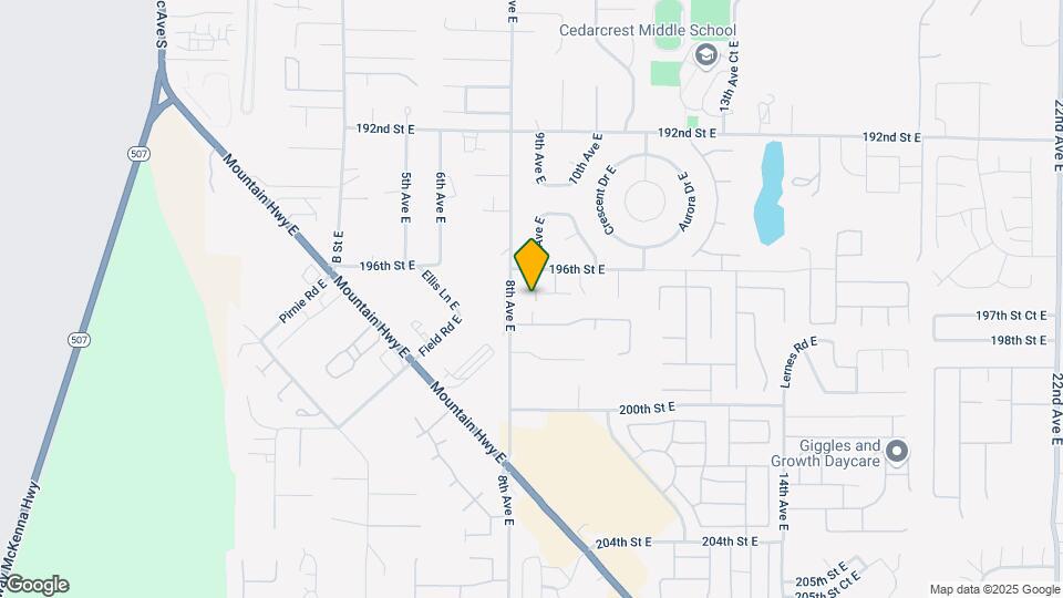 820 196th St E Map and Location Details