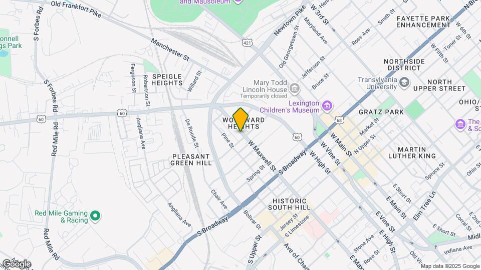 706 W Maxwell St Map and Location Details