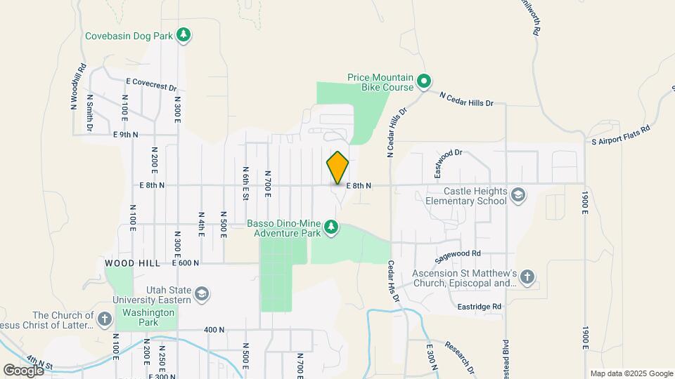 1070 E 8th N Map and Location Details