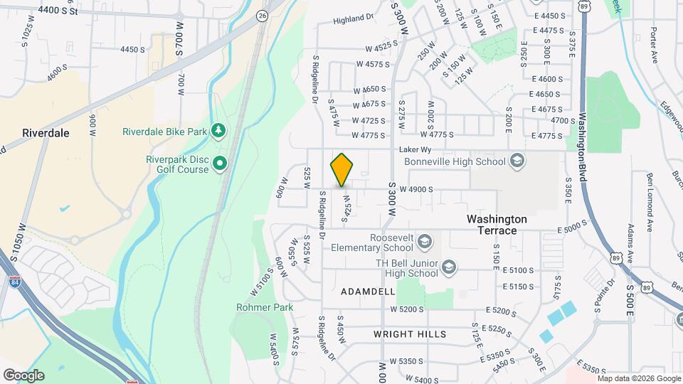 445 W 4900 S, Unit Unit 2 Map and Location Details