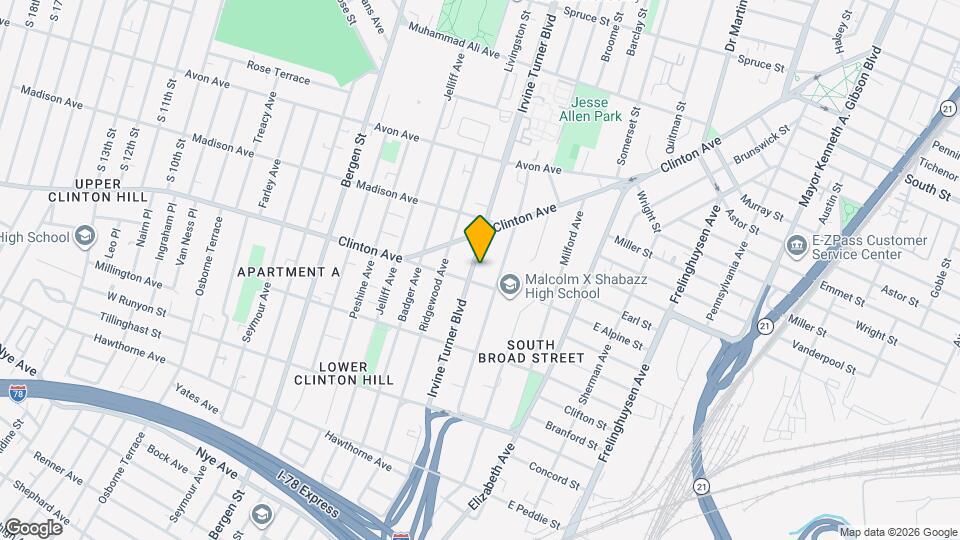 New Irvine Turner Map and Location Details